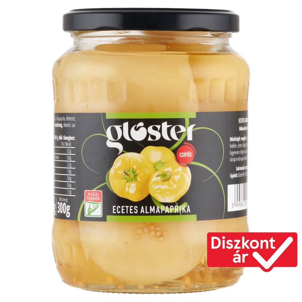 Gloster csípős, ecetes almapaprika 680 g