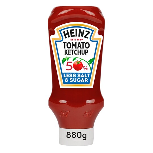 Heinz Tomato Ketchup 50 Less Salt & Sugar 880G Tesco Groceries