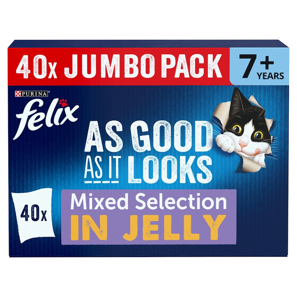image 1 of Felix As Good As It Looks Senior Pouches 40X100g