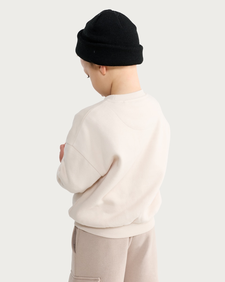 image 1 of Marvel Comics Graphic Cotton Rich Sweatshirt in Cream