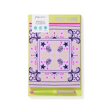 Paperchase Rodeo Stars Stand up Weekly Planner
