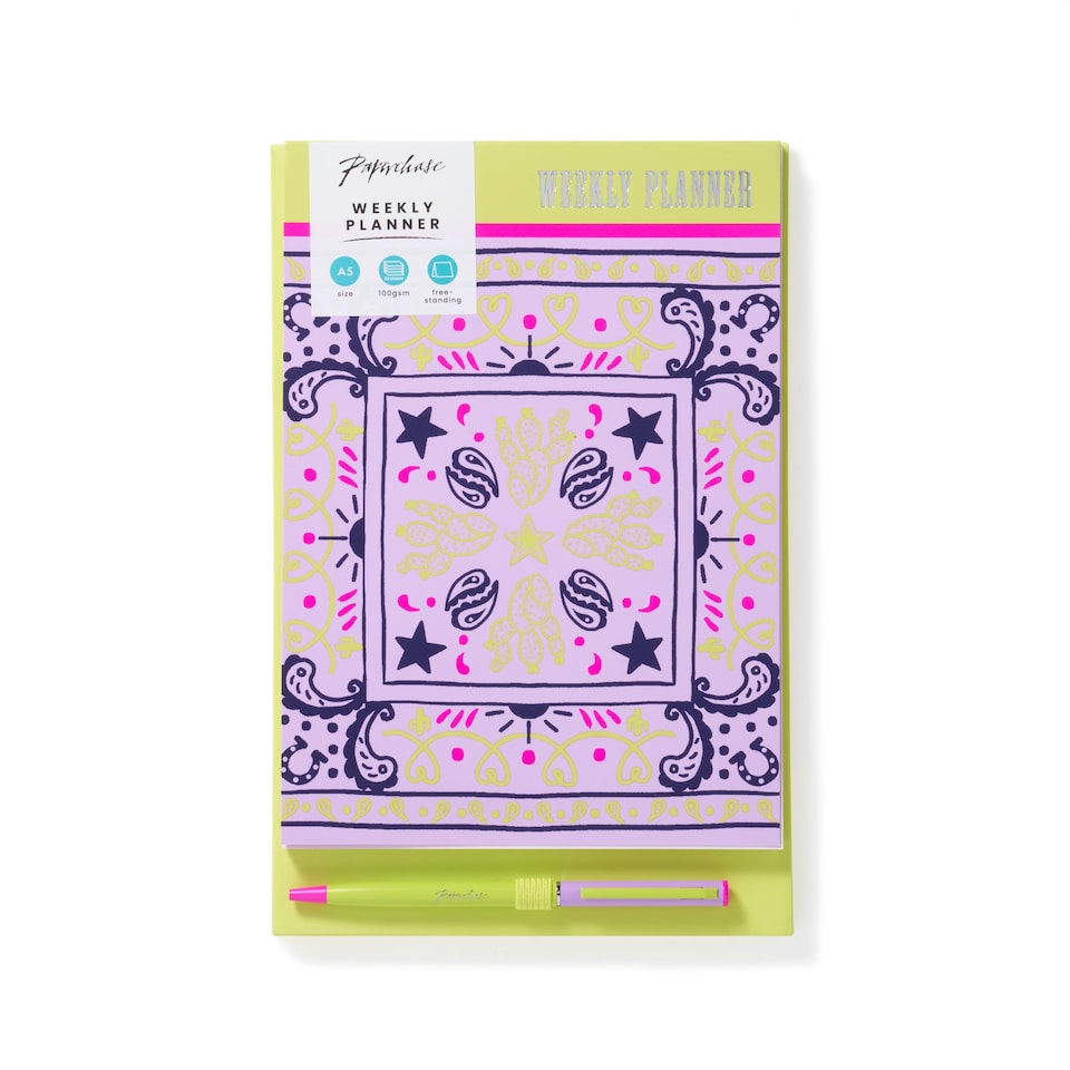 image 1 of Paperchase Rodeo Stars Stand up Weekly Planner