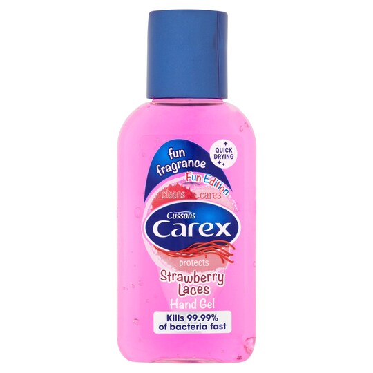 Carex Handgel Strawberry Laces 50Ml