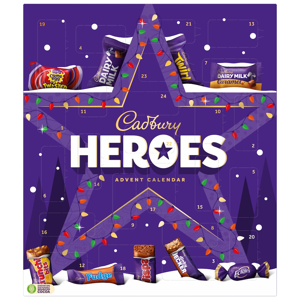 Cadbury Heroes Advent Calendar 230G