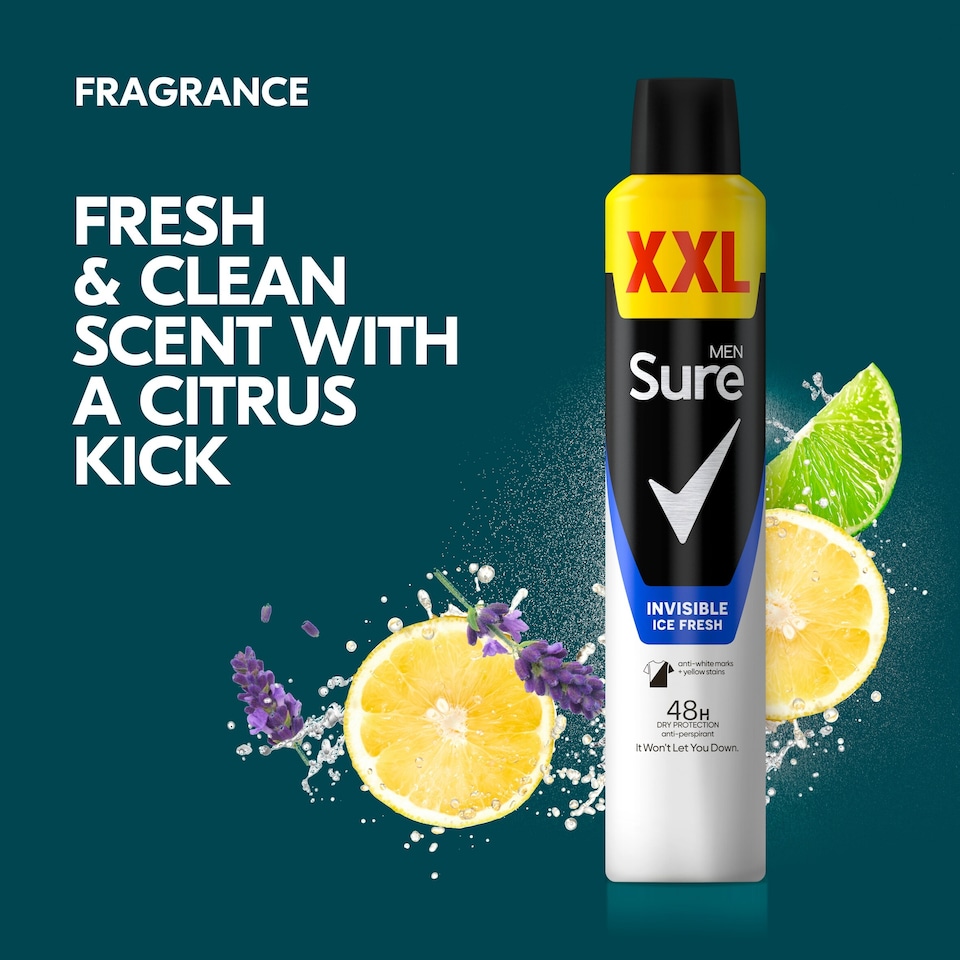 image 1 of Sure Men Invisible Ice Fresh Antiperspirant 300ml