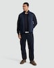 image 1 of F&F Pure Cotton Button Fastening Utility Trousers in Black