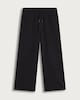image 4 of F&F Boys Cotton Rich Wide Leg Drawstring Joggers in Black