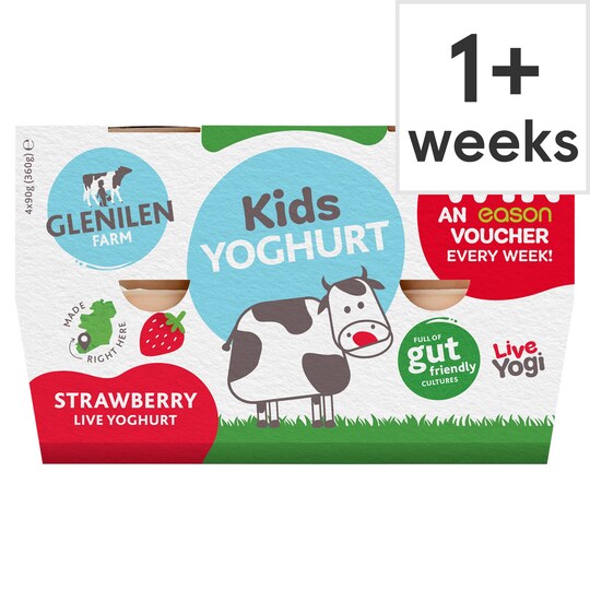 Glenilen Farm Live Kids Yogurt Strawberry 360G