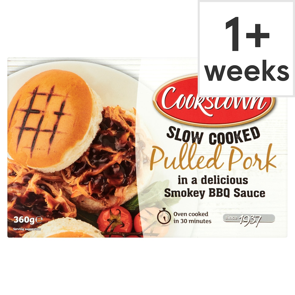 Cookstown Slow Cooked Bbq Pulled Pork 360G