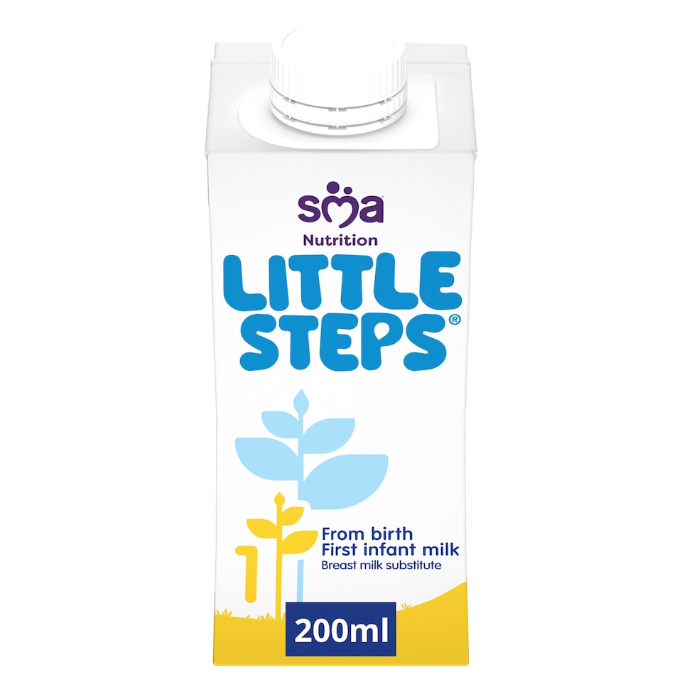 image 1 of SMA Little Steps First Baby Milk Liquid Ready to Feed 200ml