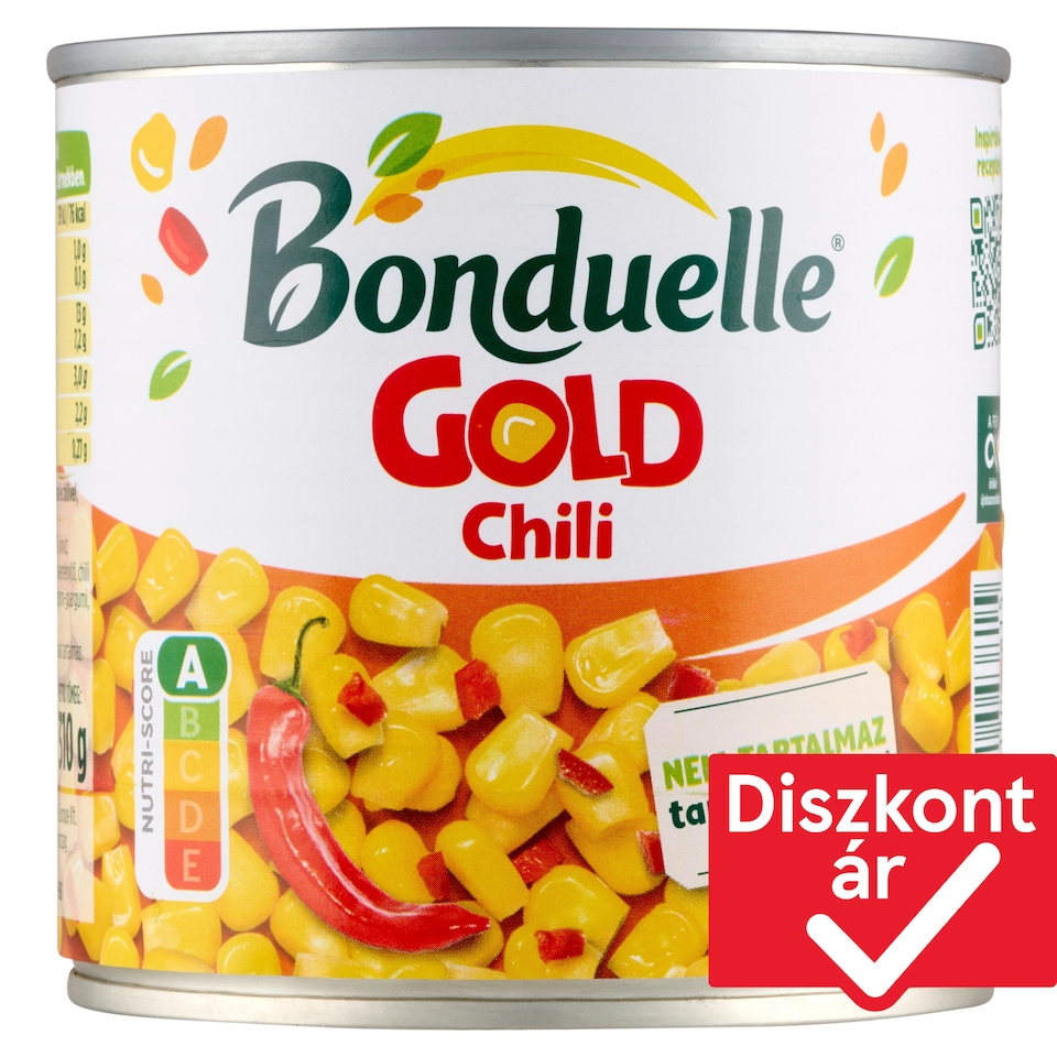 Bonduelle Gold Chili morzsolt csemegekukorica paprikával és chilivel 310 g  1. kép