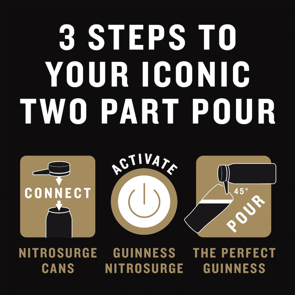 image 1 of Guinness Draught Nitrosurge 10 X 558Ml