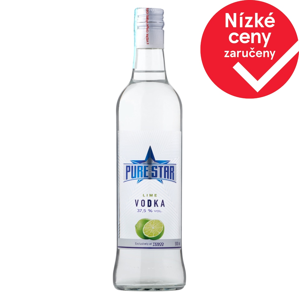 Pure Star Limetková vodka 500ml