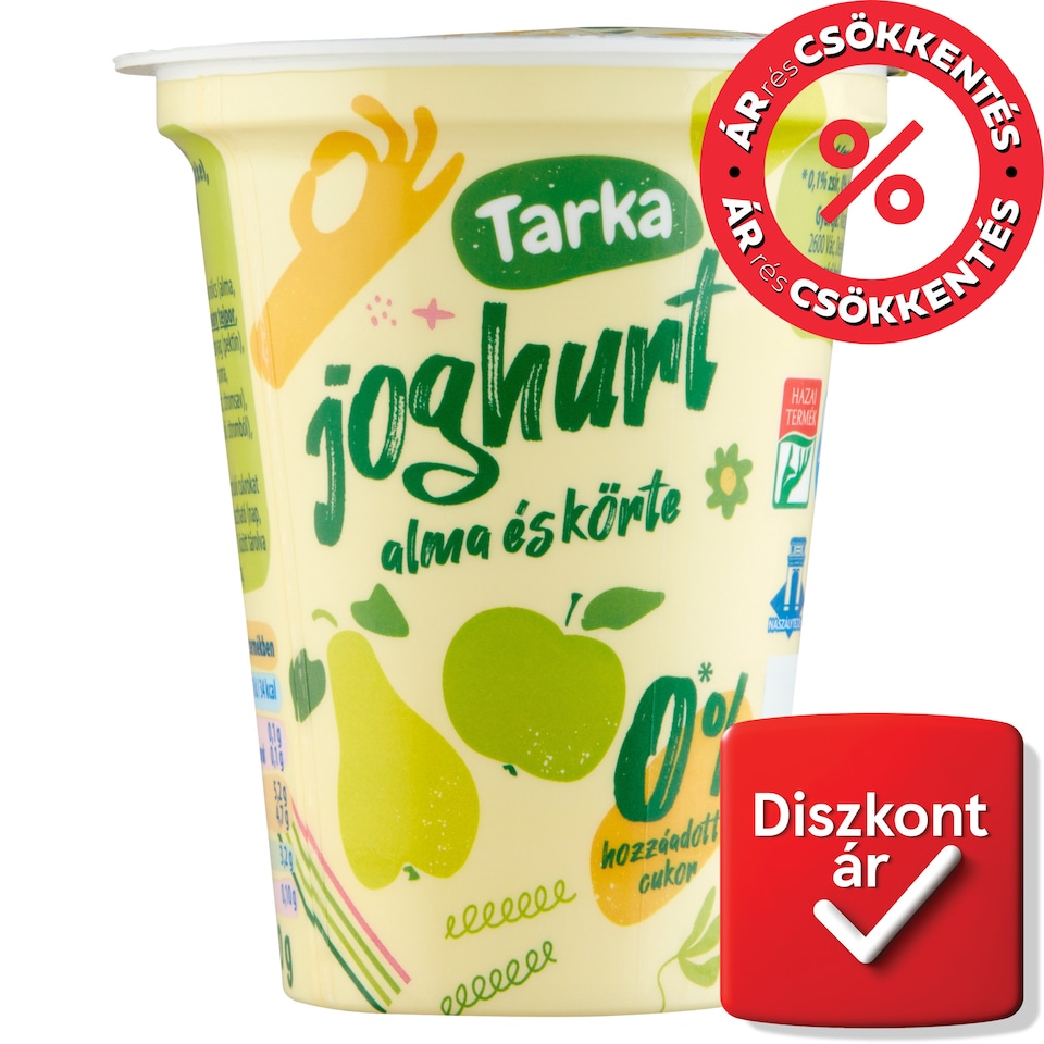 image 1 of Tarka Apple and Pear Low-Fat Yogurt with Live Cultures and Sweeteners 150 g