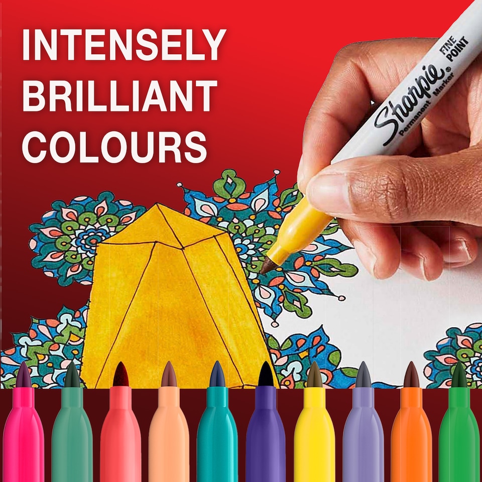 image 1 of Sharpie Marker Assorted Blister Pastel Pens 4 Pack