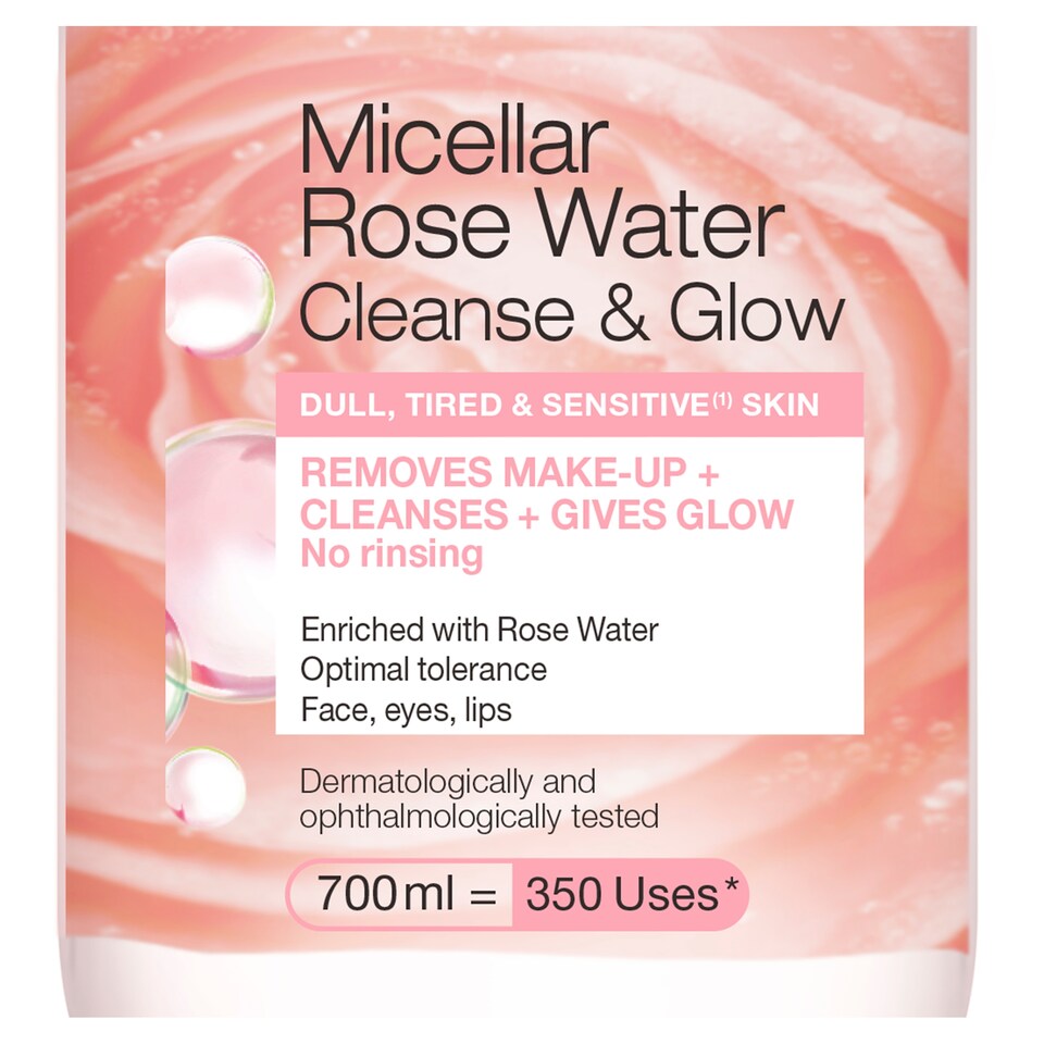 image 1 of Garnier Skin Active Micellar Cleansing Rose Water 700ml