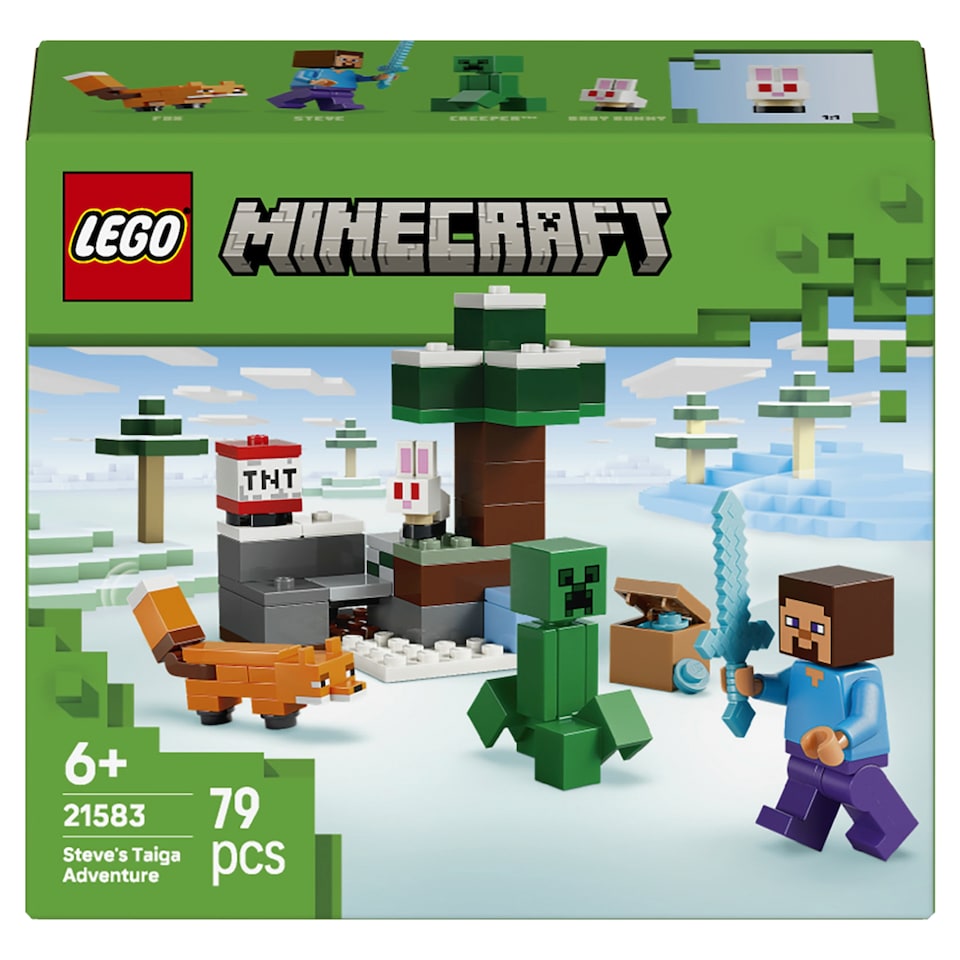 Obrázek 1 pro produkt LEGO Minecraft 21583 Steve a dobrodružství v tajze