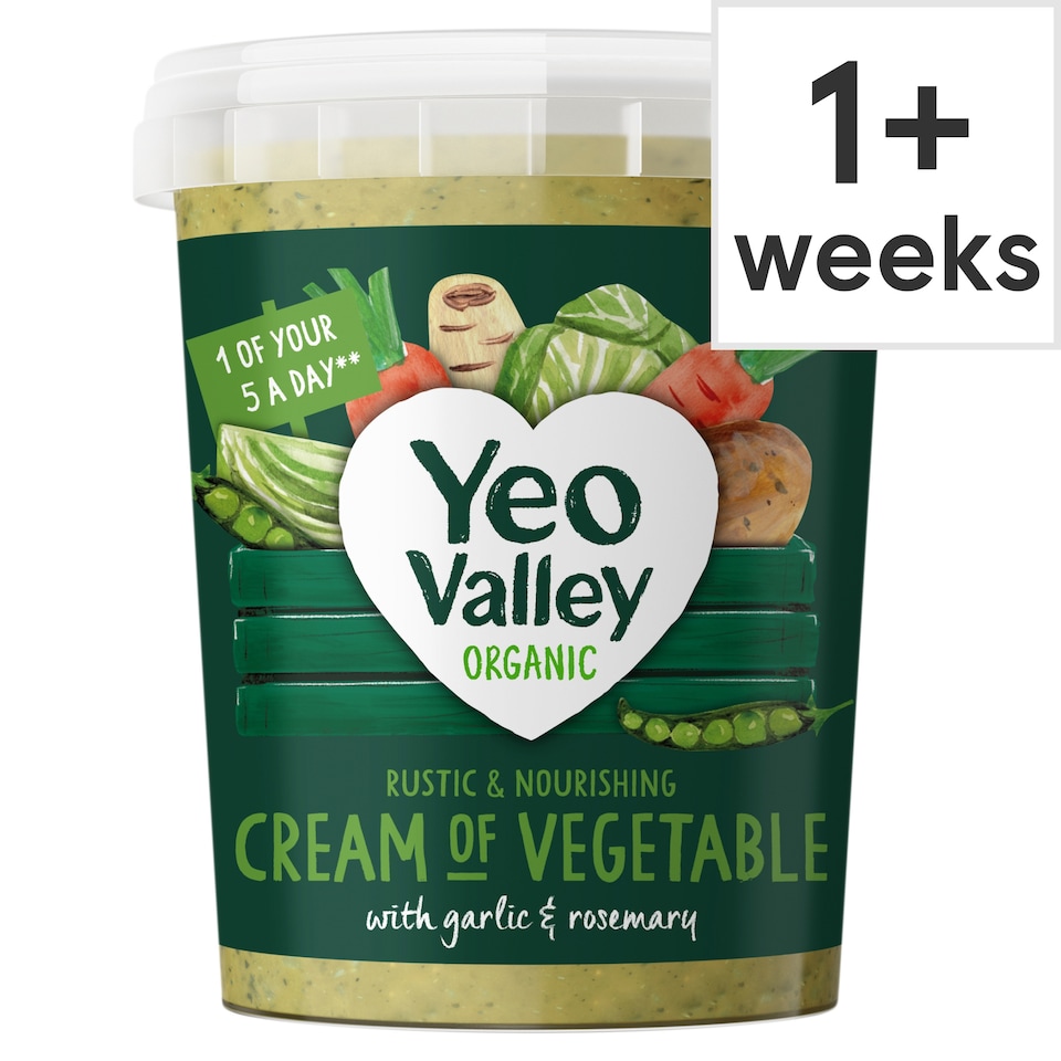 Yeo Valley Organic Cream Of Vegetable Soup 400G