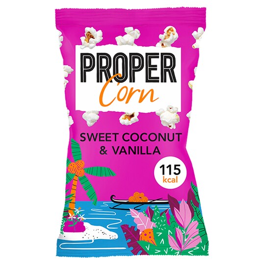 Propercorn Sweetcoconut And Vanilla Popcorn