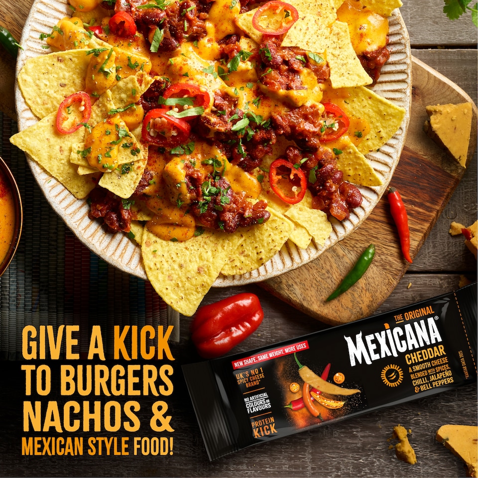 image 1 of Mexicana The Original Spicy Cheddar Cheese Bar 185g