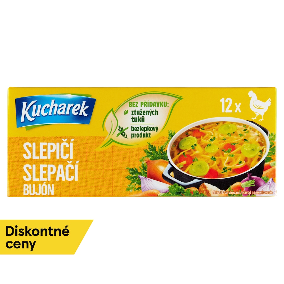 Kucharek Slepačí bujón 12 x 10 g (120 g)