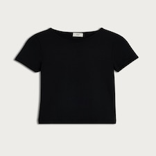 F&F Girls Short Sleeve T-Shirt in Black