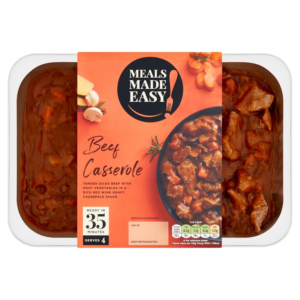 Tesco Meals Made Easy Beef Casserole 1Kg