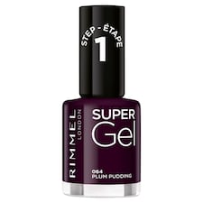 Rimmel London Super Gel Nail Polish - Plum Pudding 12ml