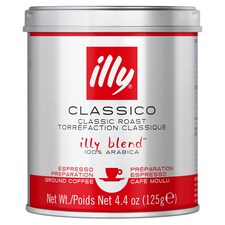 Illy Espresso Ground Coffee 125G
