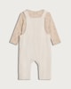 image 2 of Disney Dumbo 2-Piece Pure Cotton Bodysuit and Dungarees Set in Stone