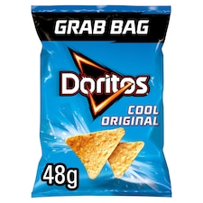Doritos Tortilla Chips Cool Original Grab Bag Crisps 48g