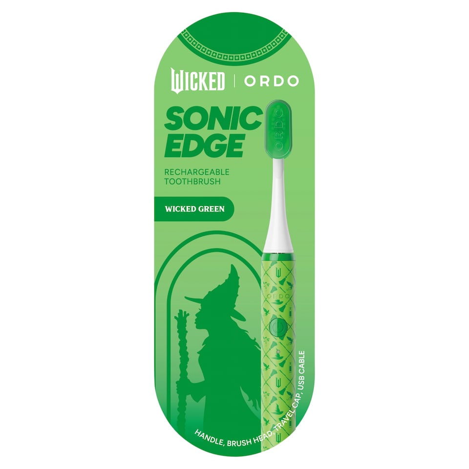 image 1 of Ordo Sonic Edge Rechargeable Toothbrush - Wicked - Elphaba