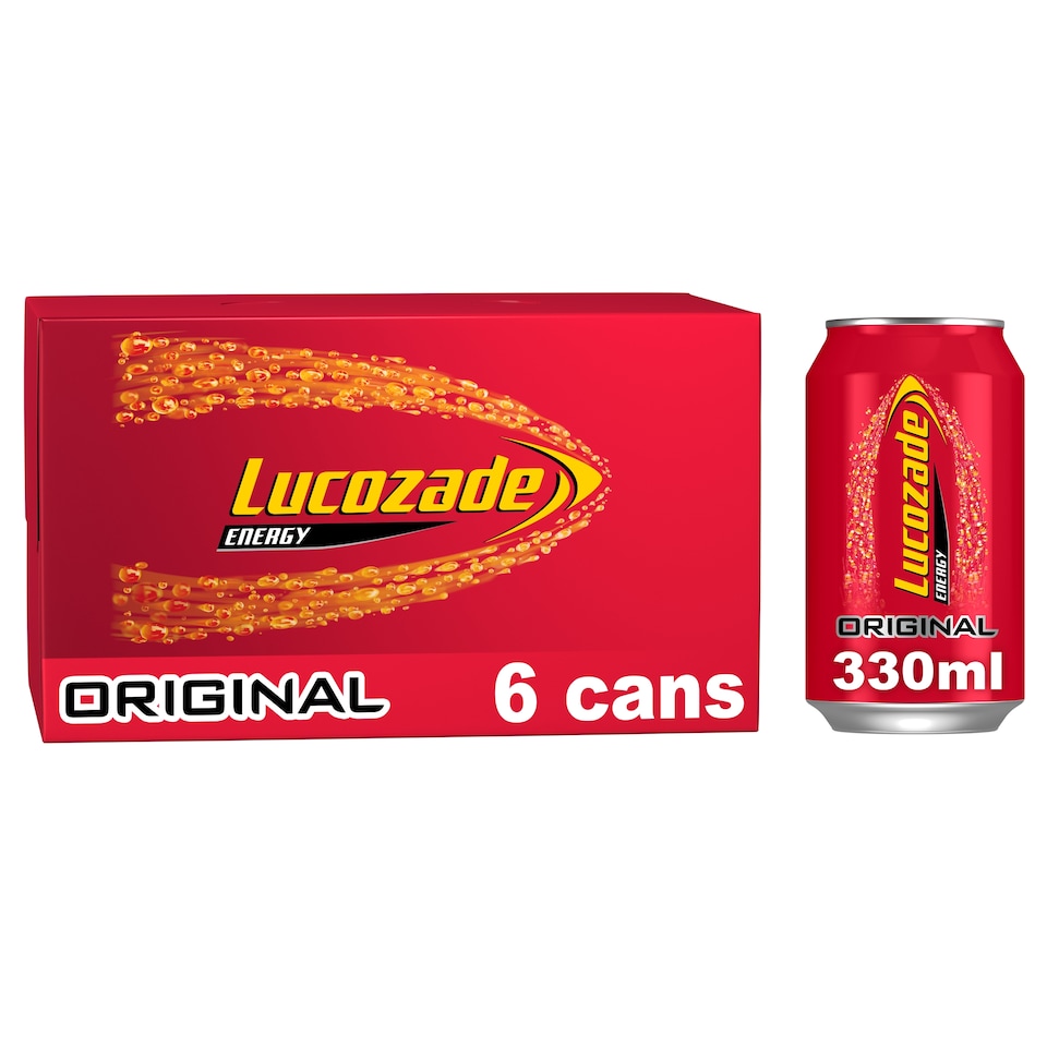 Lucozade Energy Original Drink 6 X 330Ml