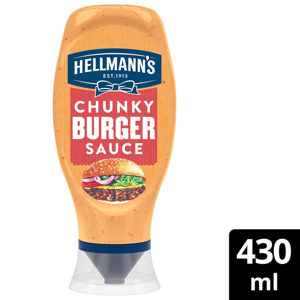 image 1 of Hellmann's Chunky Burger Sauce 430ml