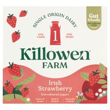 Killowen Farm Irish Strawberry Yogurt 4 x 125g