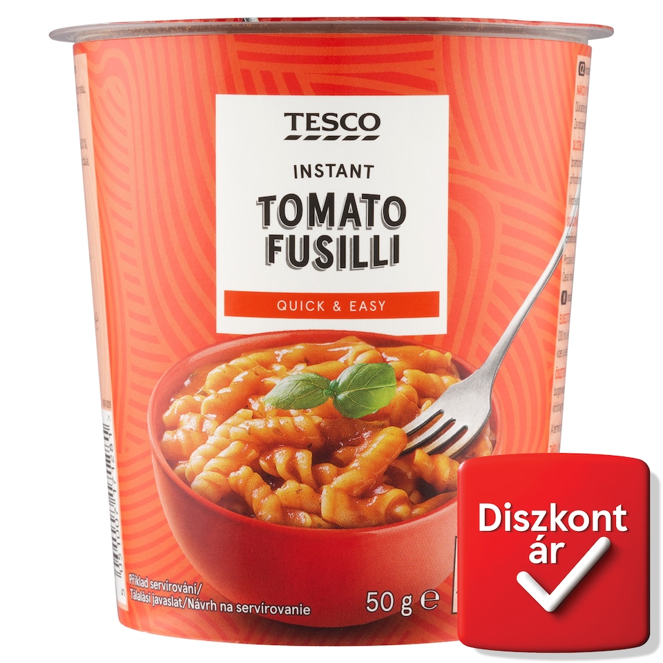 Tesco instant tészta paradicsomszószban 50 g