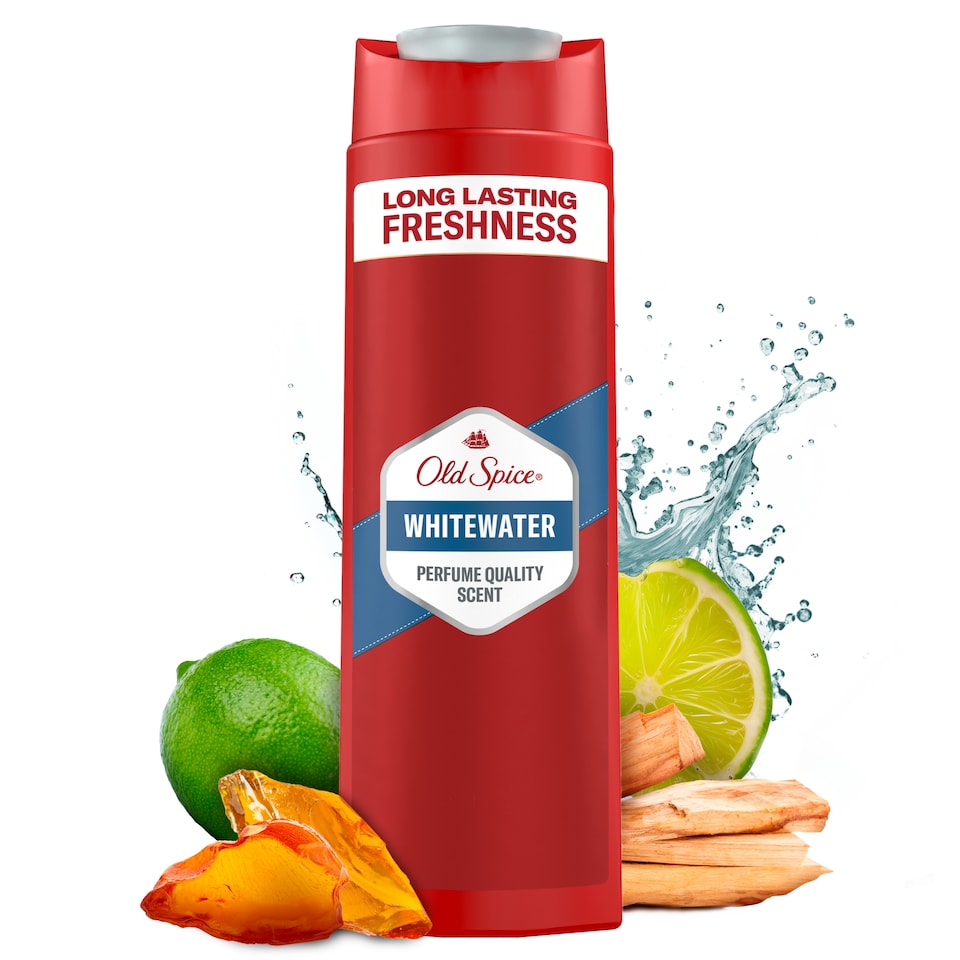 obrázok 1 z Old Spice Whitewater 3 V 1 Sprchový Gél A Šampón Pre Mužov 400ml