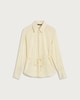 image 4 of The F&F Edit Stripe Print Tie Waist Shirt in Yellow