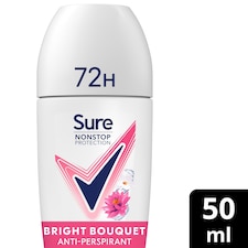 Sure 72h Bright Bouquet Roll-On Antiperspirant Deodorant 50ml