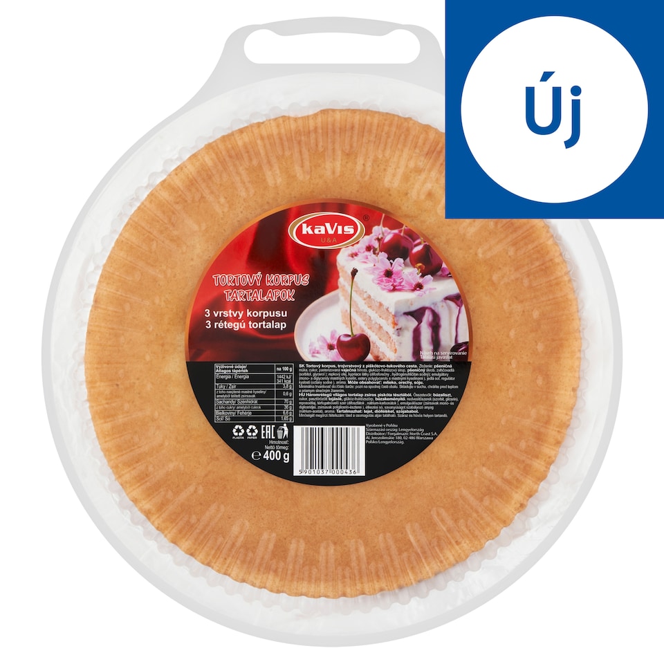 Kavis tortalapok 400 g