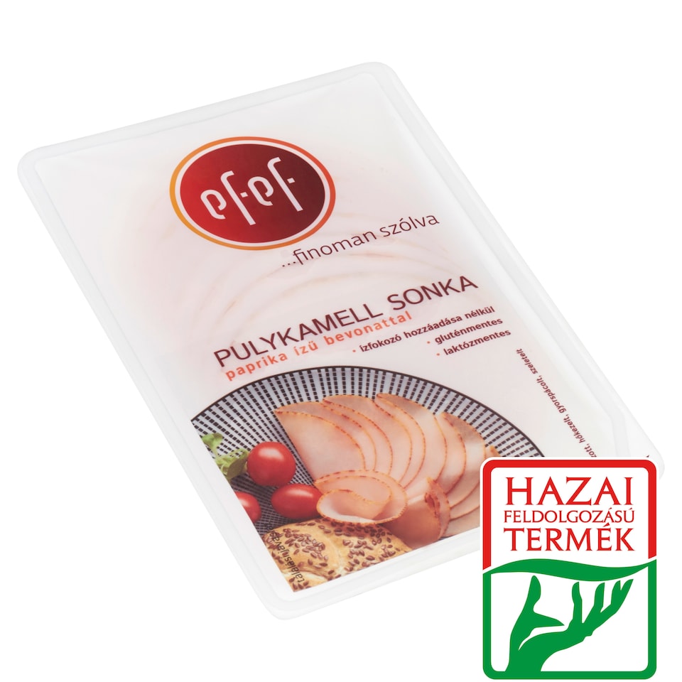 eFeF szeletelt pulykamell sonka paprika ízű bevonattal 90 g