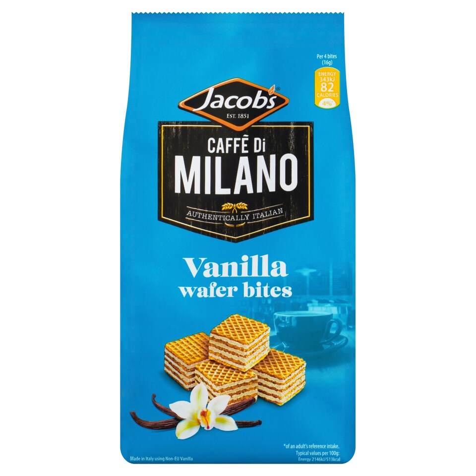 Jacobs Caffe Di Milano Vanilla Wafer Bites 125g