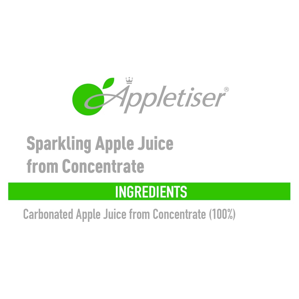 image 1 of Appletiser 100% Apple Juice Lightly Sparkling 6x250 ml