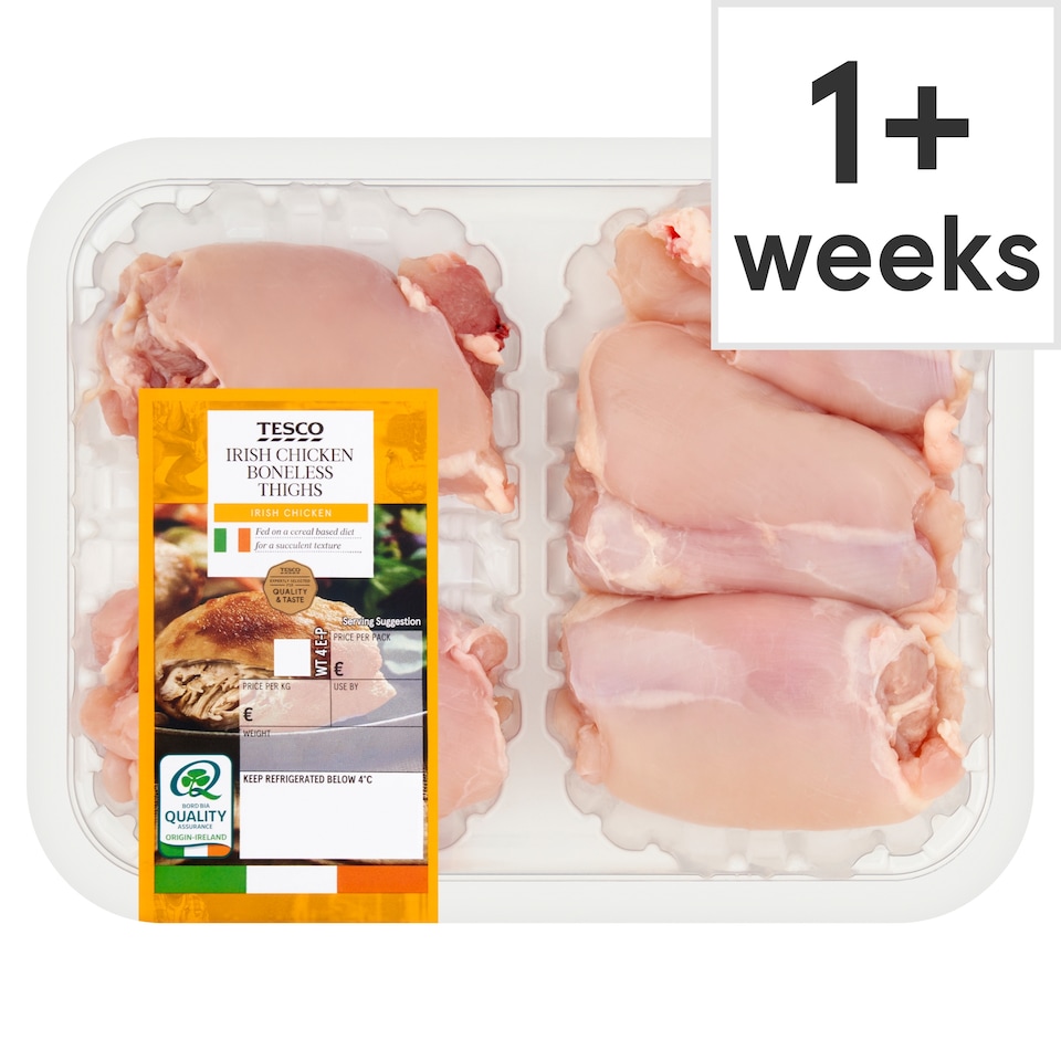 Tesco Irish Chicken Thigh Fillets 420G