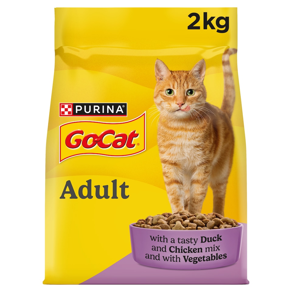 image 1 of GO-CAT Chicken; Duck Dry Cat Food 2kg
