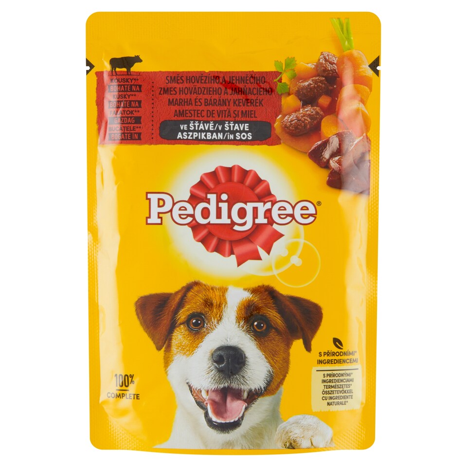 image 1 of Pedigree Zmes hovädzieho a jahňacieho v šťave 100 g