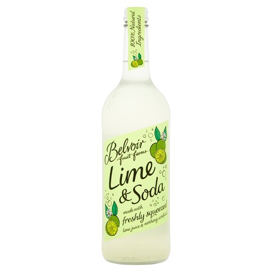 Belvoir Lime & Soda 750Ml Tesco Groceries