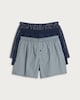 image 1 of F&F 3-Pack Pure Cotton Patterned Woven Boxers in Multi