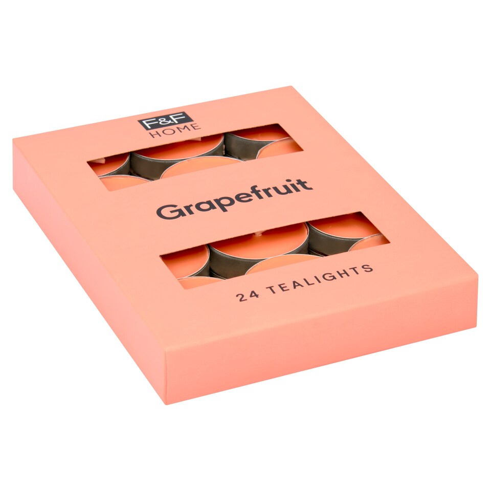 Obrázek 1 pro produkt F&F Home Grapefruit vonné čajové svíčky 24 x 8,3g