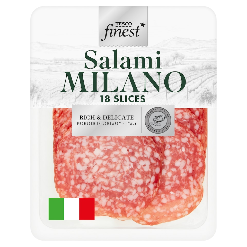 image 1 of Tesco Finest Salami Milano 90G